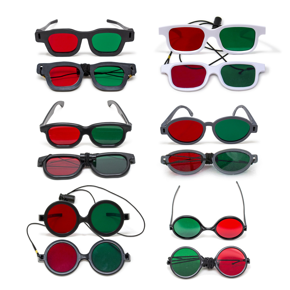 Bernell Red/Green Goggles Variety Pack (12 Goggles)