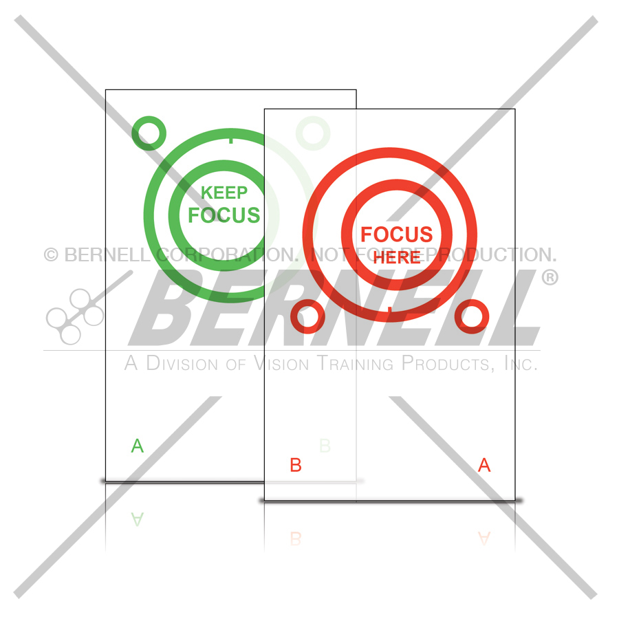 Bernell Red/Green Eccentric Circles