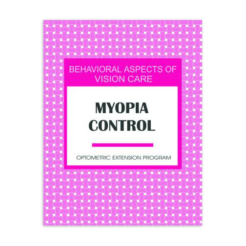Behavioral Aspects of Vision Care: Myopia Control