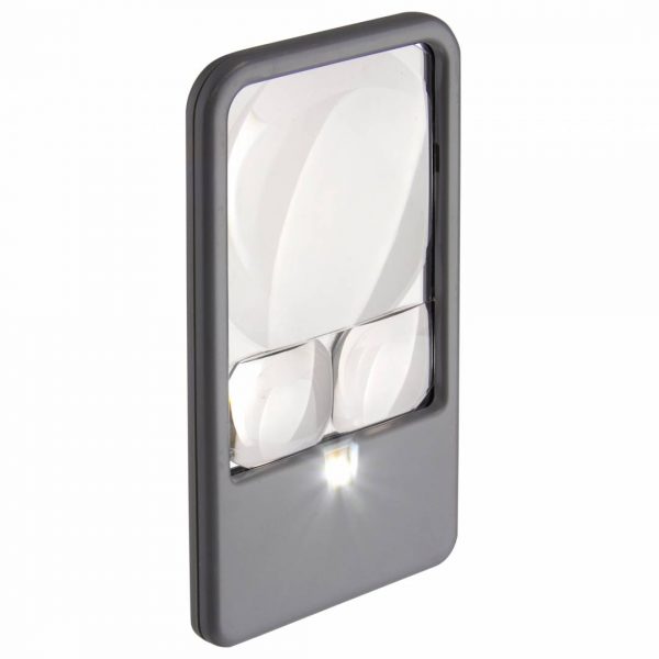 Multi-Power LED Lighted Pocket Magnifier