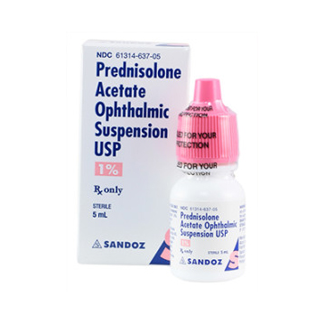 Prednisolone Acetate 1% Ophthalmic Suspension 5mL
