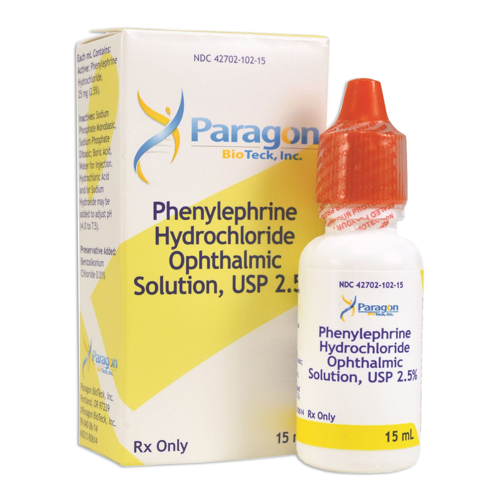 Phenylephrine HCl 2.5% Ophthalmic Solution (15mL) - Non-Refrigerated