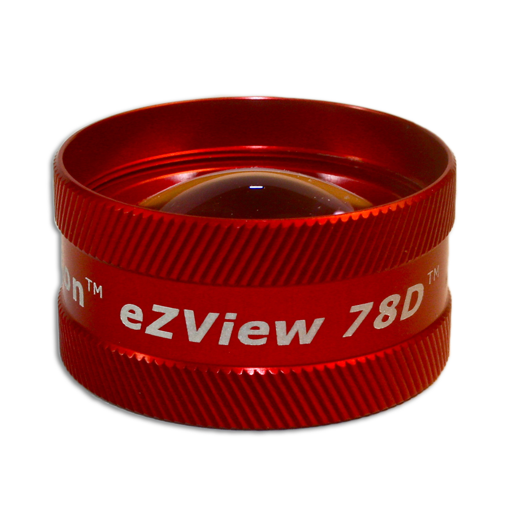 Ion eZView 78D Non-Contact Slit Lamp Lenses - Ion eZView 78D Non-Contact Slit Lamp Lens - Red