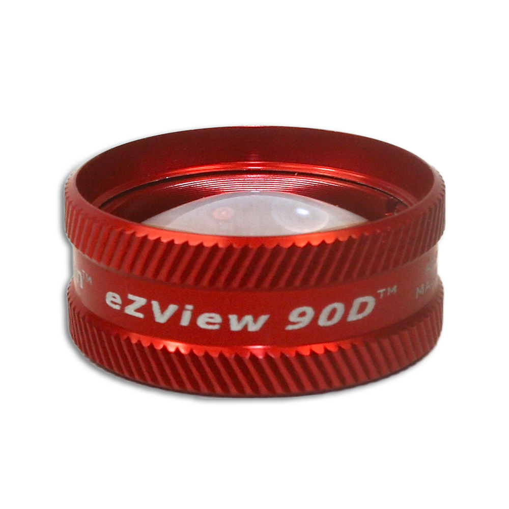 Ion eZView 90D Non-Contact Slit Lamp Lenses - Ion eZView 90D Non-Contact Slit Lamp Lens - Red