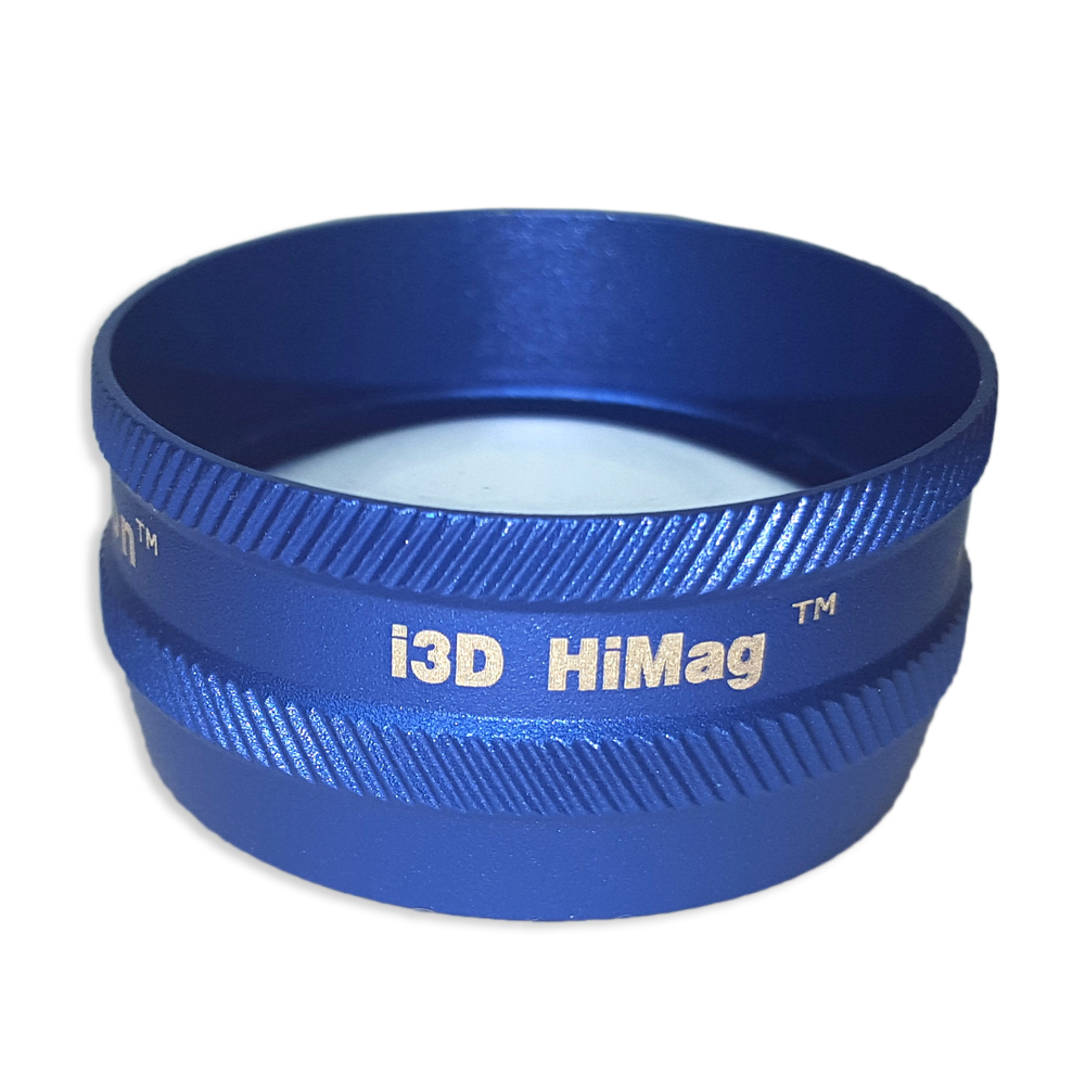 Ion i3D High Mag - Non-Contact Slit Lamp Lens - Blue