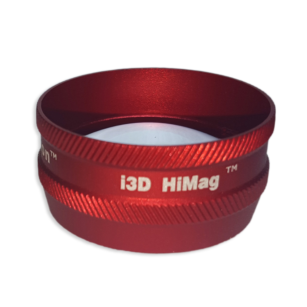 Ion i3D High Mag - Non-Contact Slit Lamp Lens - Red