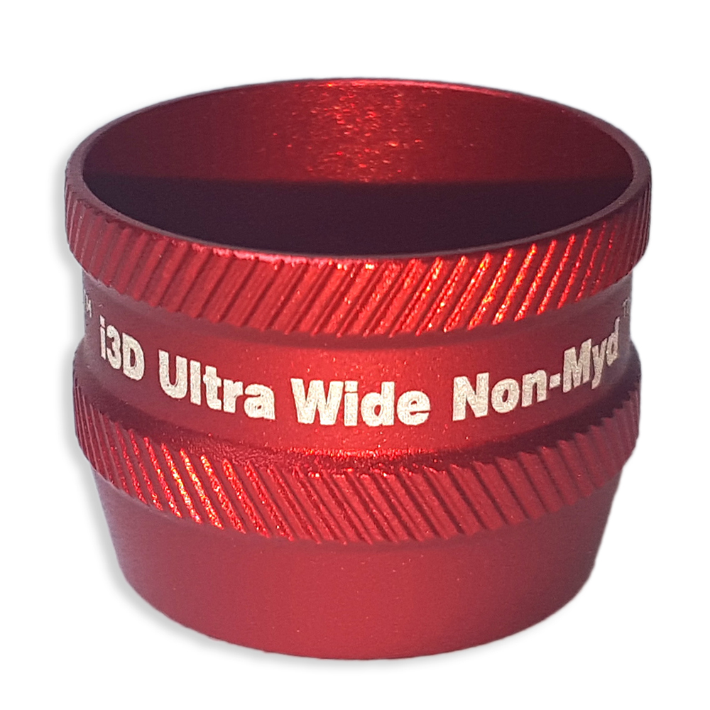 Ion i3D Ultra WideField Non-Myd - Non-Contact Slit Lamp Lens - Red