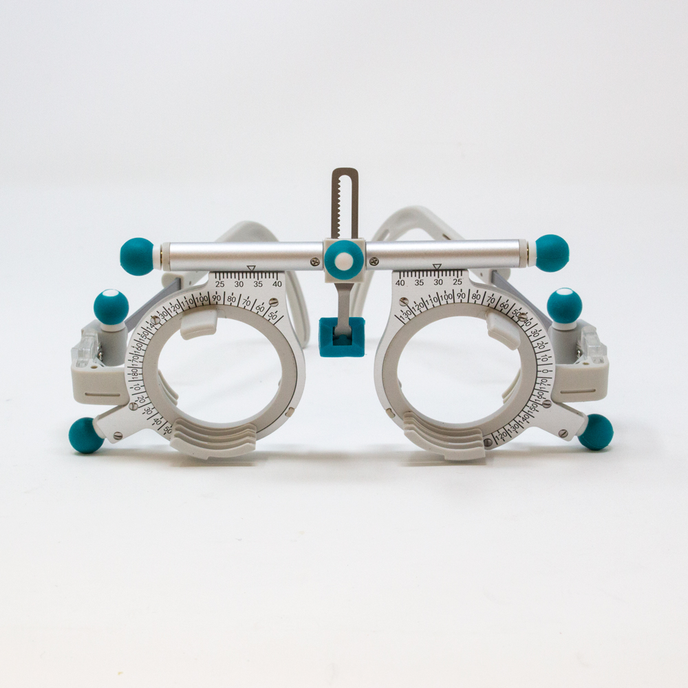 Deluxe Adjustable Trial Frame - Silver & Teal