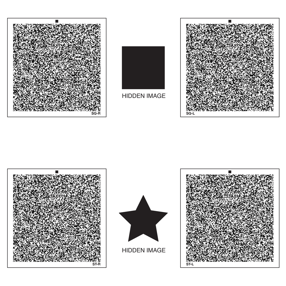 Random Dot Stereogram Card Set
