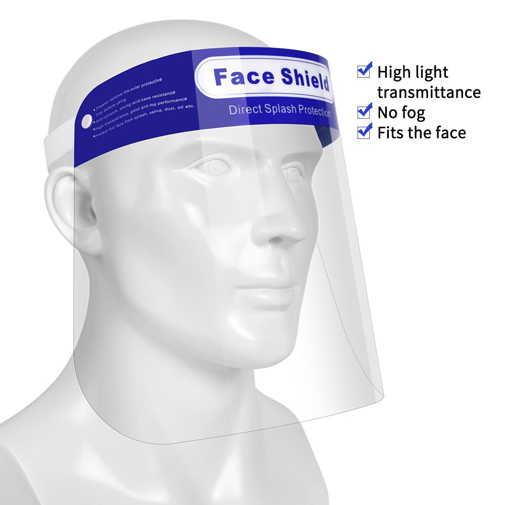 Anti-Fog Protective Face Shields for Adults - Package of 10