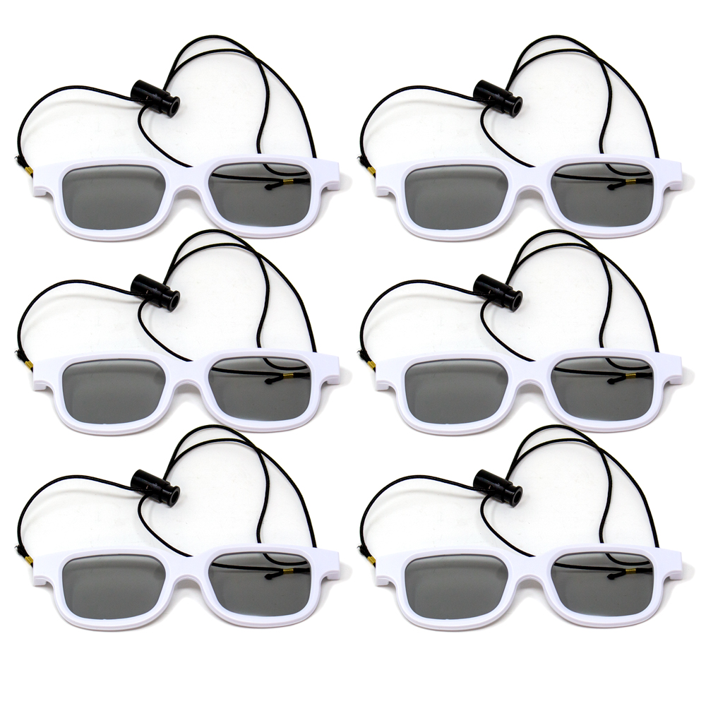Bernell Blanco Goggle Polarized with Elastic - Pkg of 6