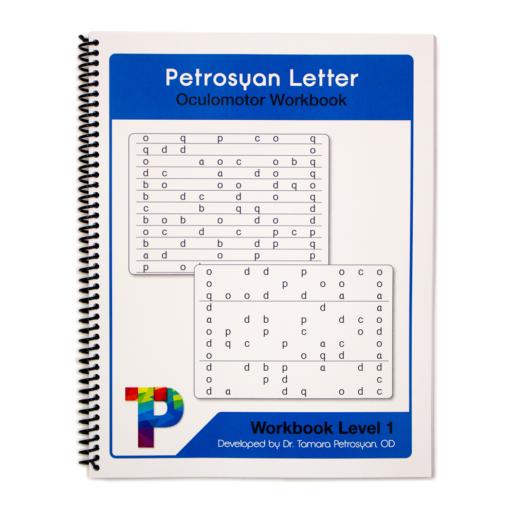Petrosyan Letter Oculomotor Workbook - Level 1