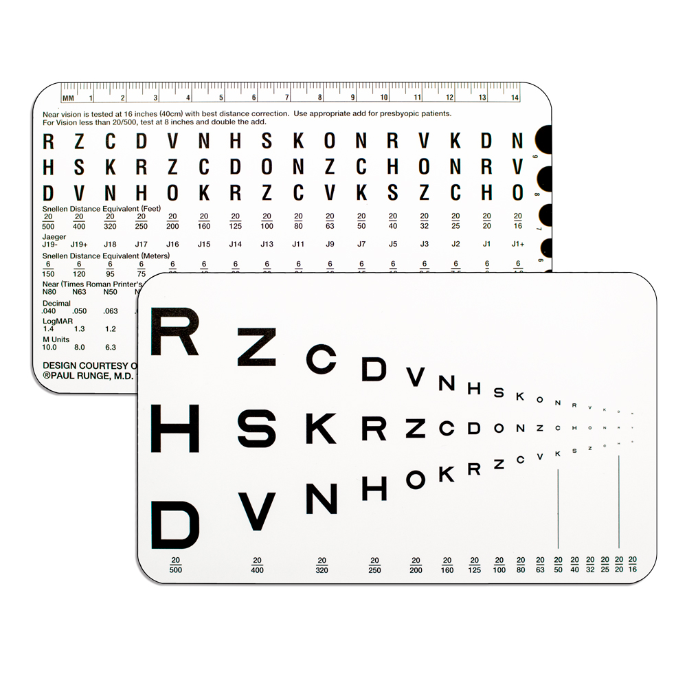 Traditional Sloan Runge Pocket Near Vision Card