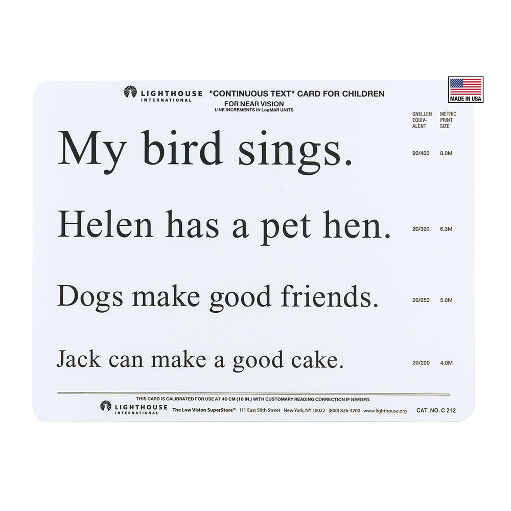 Bird Continuous Text Near Card, Child