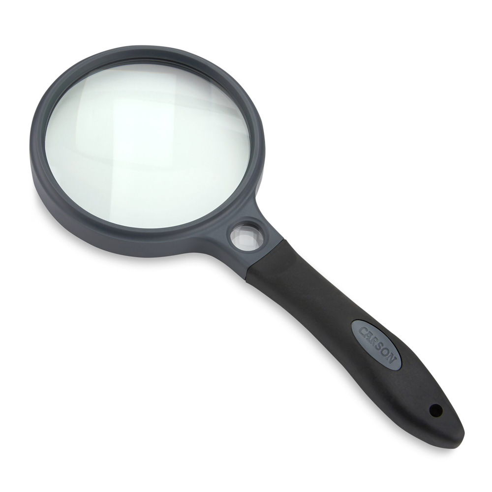 SureGrip&trade; Series Hand Held 2x Power 3.5", 4.3" & 5" Magnifying Lens