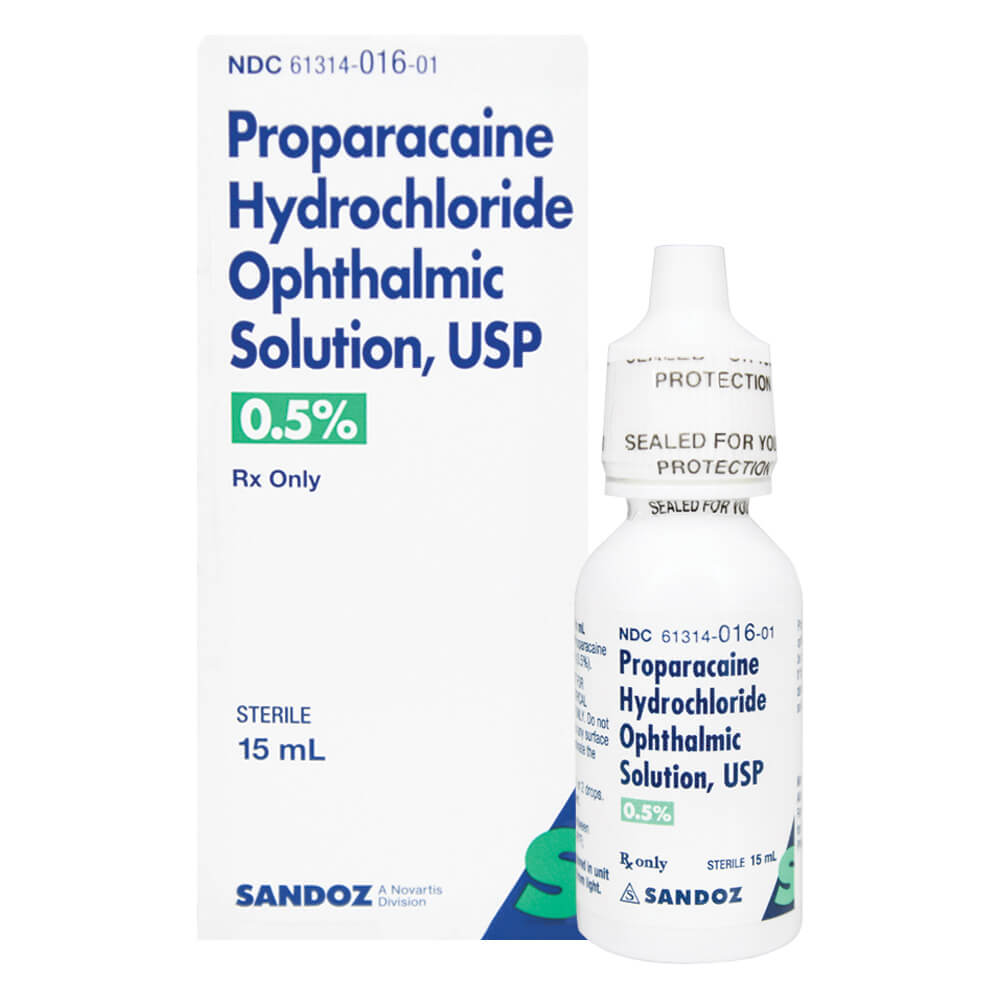 Proparacaine HCl 0.5% Ophthalmic Solution (15mL) - Sandoz