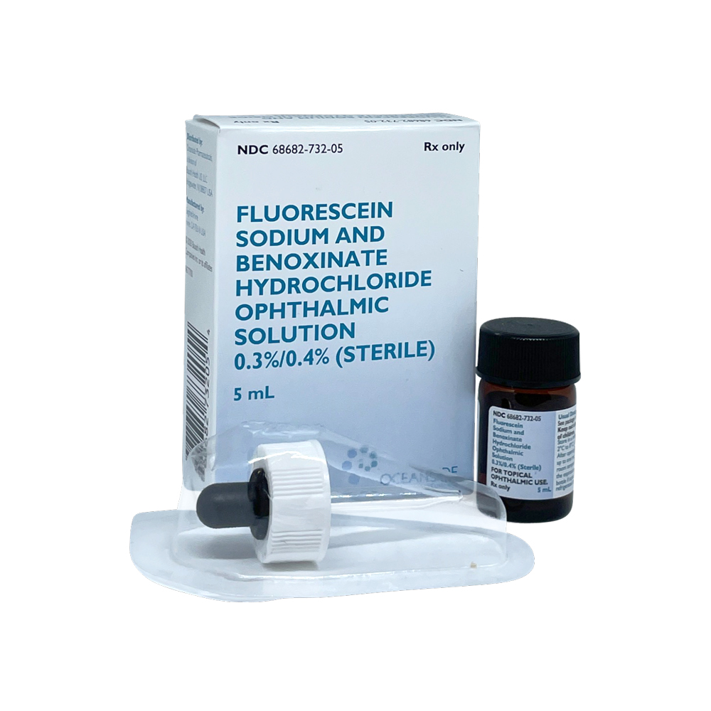 Fluorescein Sodium 0.3% and Benoxinate Hydrochloride 0.4% Ophthalmic Solution (5mL) - Oceanside