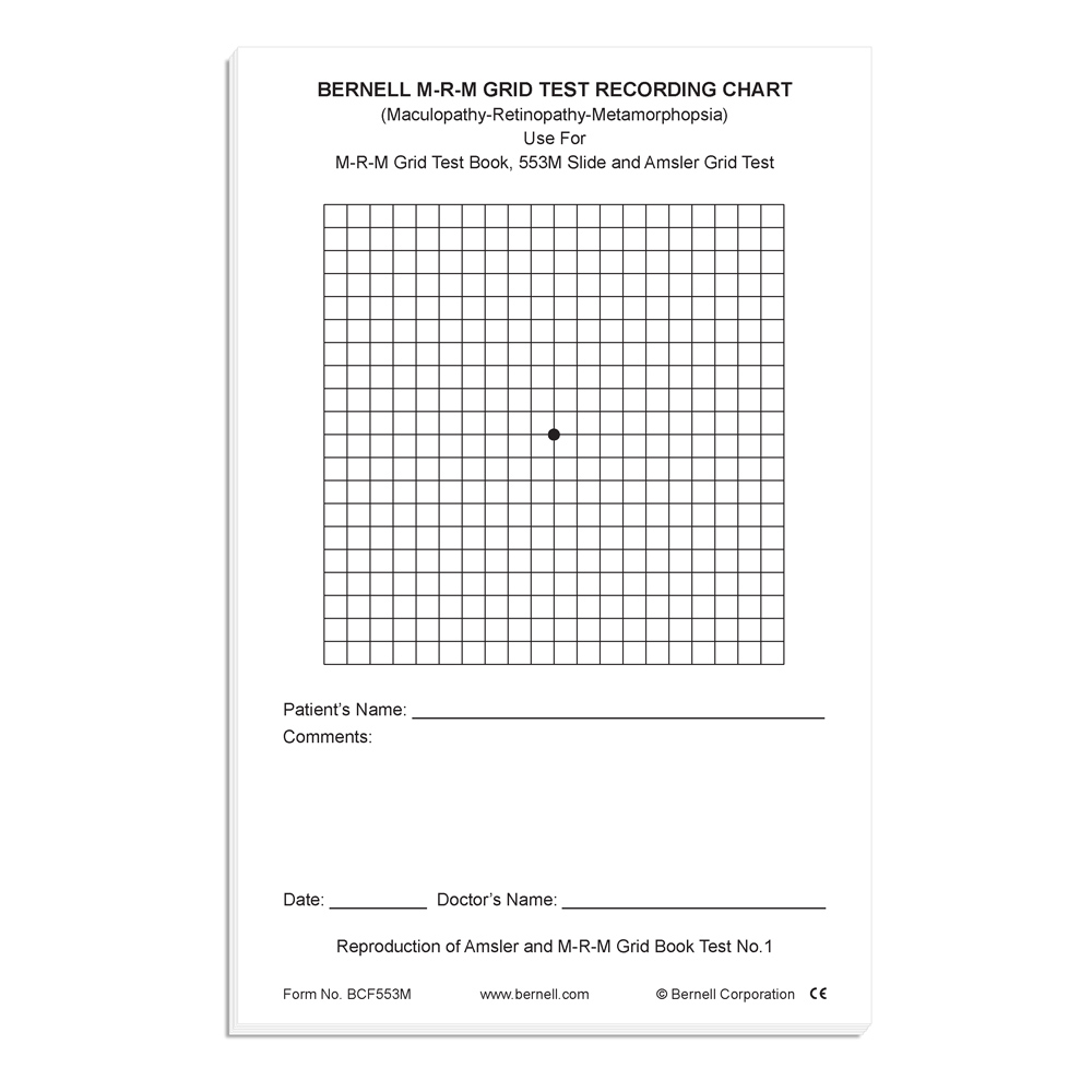 Maculopathy Recording Forms (Pad of 50)