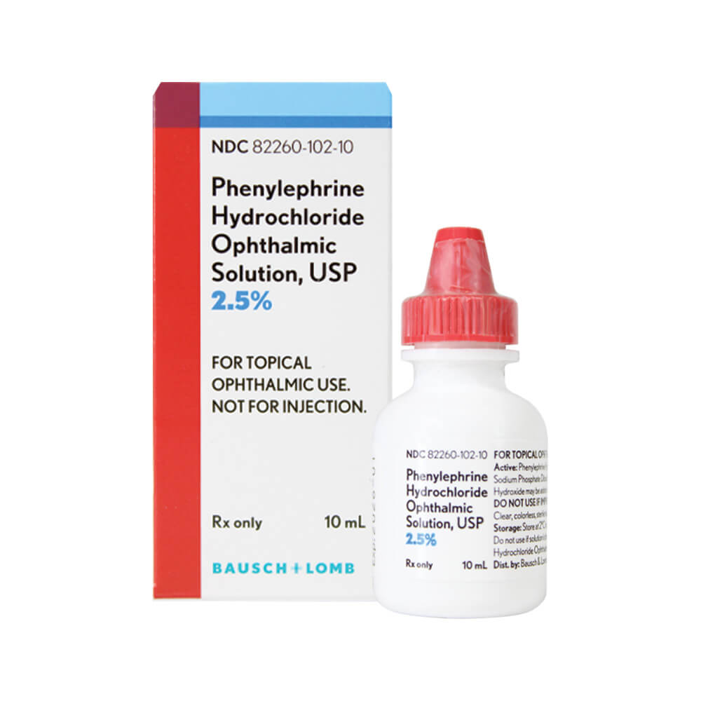 Phenylephrine HCl 2.5% Ophthalmic Solution (Non-Refridgerated) 10mL, P ...