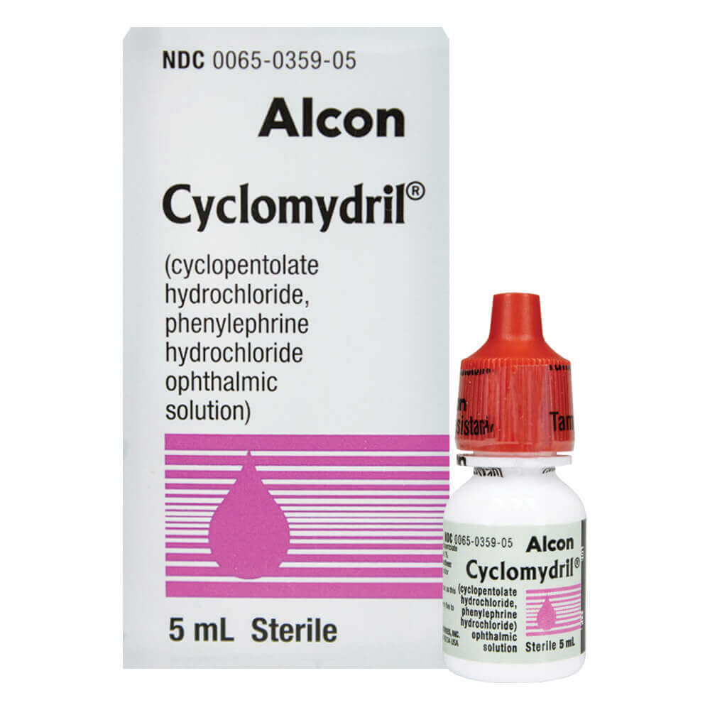 Cyclomydril - Cyclopentolate and Phenylephrine Ophthalmic Solution (5mL) - Alcon