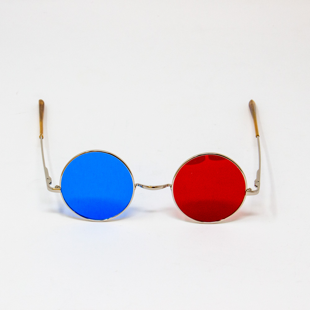 Reversible Metal Frame with Red/Blue Lenses