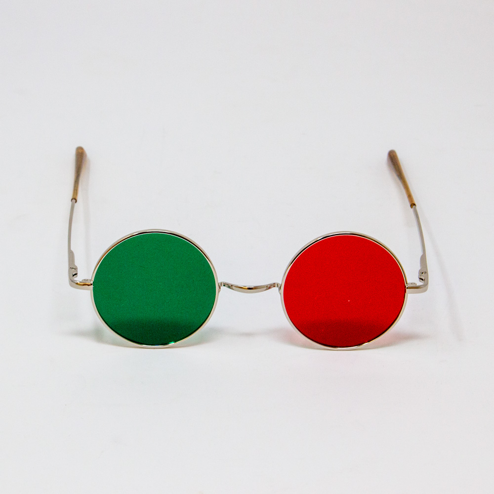 Reversible Metal Frame with Red/Green Lenses