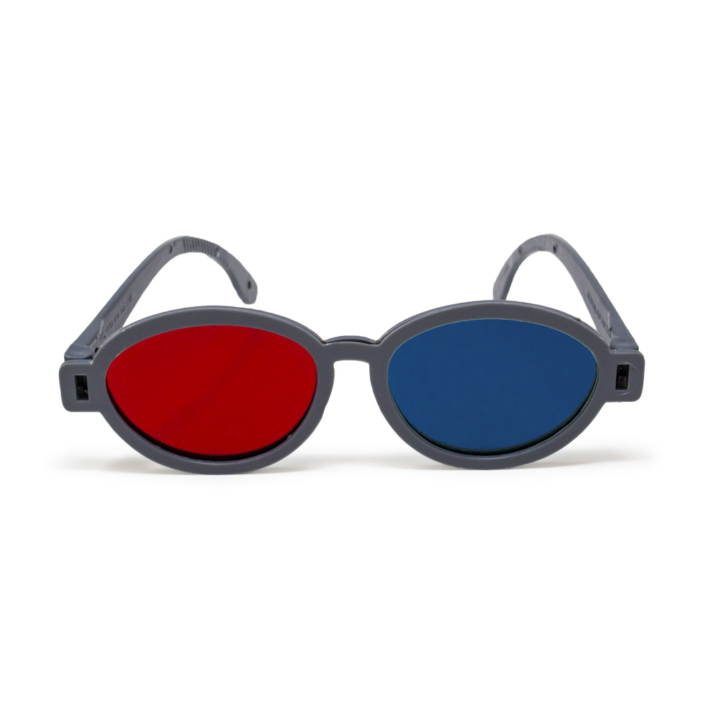 Modern Model - Red/Blue Computer Goggles (Single Pair)