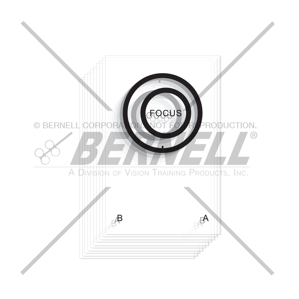 Bernell Eccentric Circles (Clear) - 10 Pair