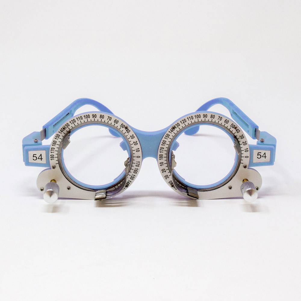 Pediatric Adjustable Axis Trial Frame - 54PD (Color: Blue)