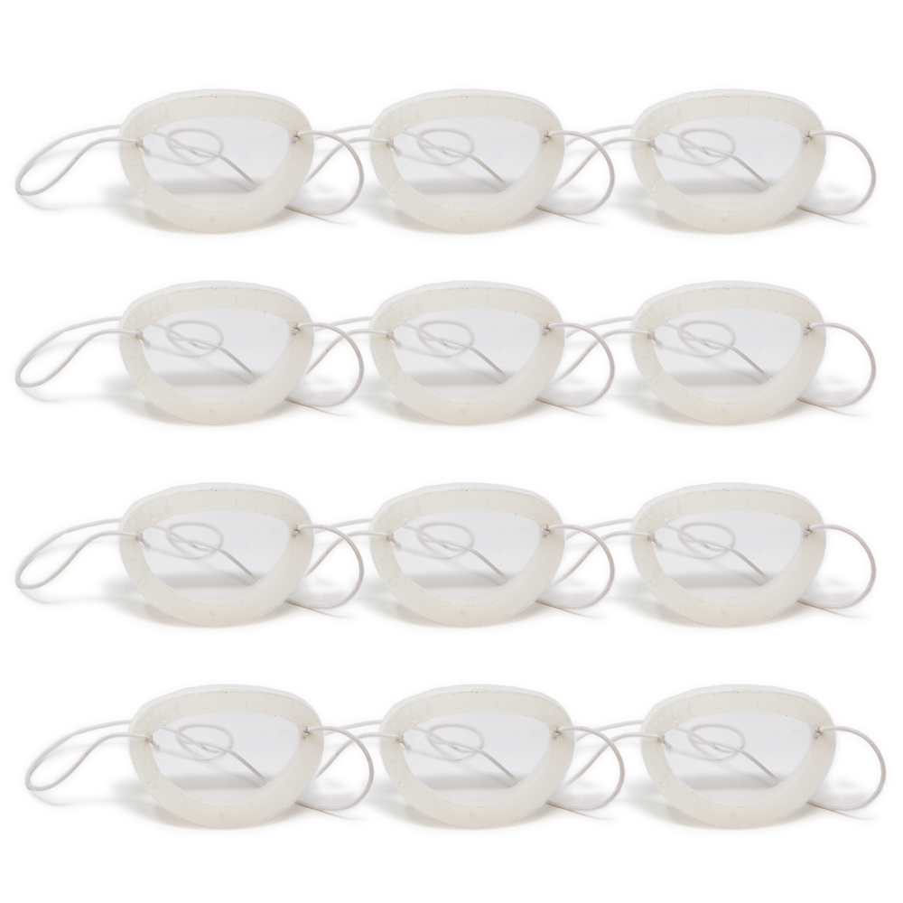 Eye Shields with Foam - Eye Shields with Foam (Large) - Color: Clear (Pkg. of 12)