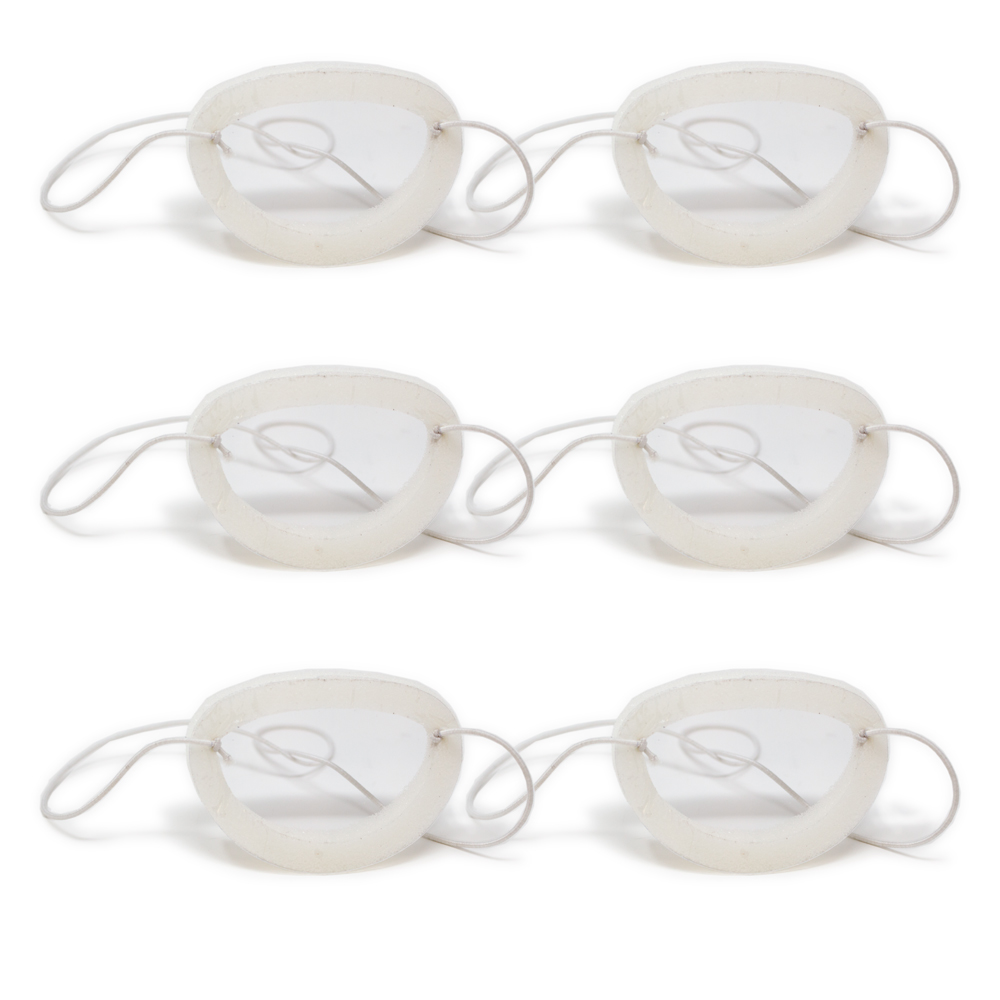 Eye Shields with Foam (Large) - Color: Clear (Pkg. of 6)