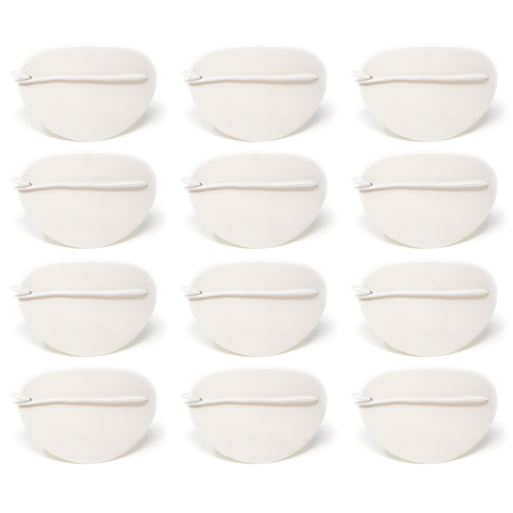 Eye Shields with Foam (Large) - Color: White (Pkg. of 12)