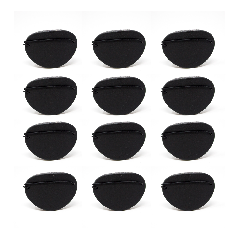 Eye Shields with Foam (Small) - Color: Black (Pkg. of 12)