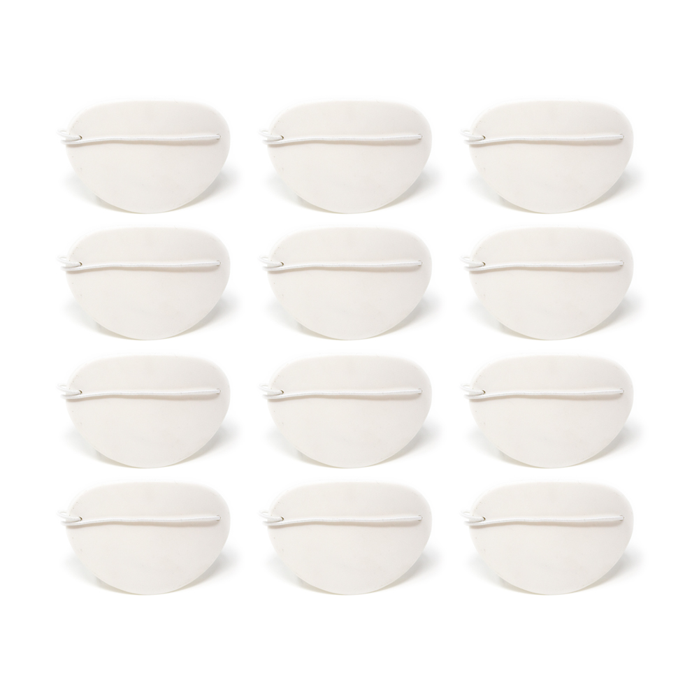 Eye Shields with Foam (Small) - Color: White (Pkg. of 12)