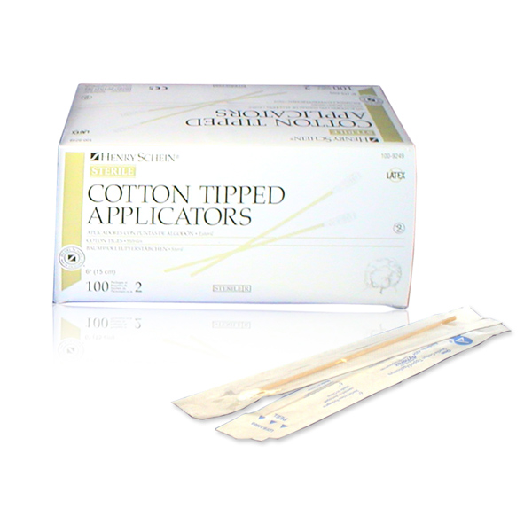 Cotton Tipped Applicators Sterile (Box of 200)