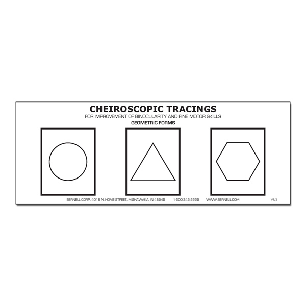 (E) Cheiroscopic Tracing Forms (Pads of 100) Geometric