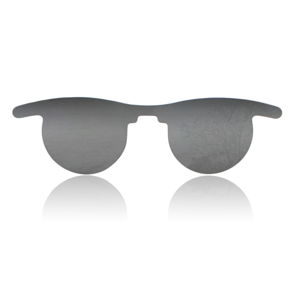 Flat Slip-In Post Mydriatic Glasses - Color: Gray (Priced Per Box of 50)