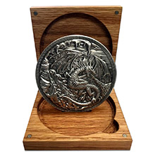 Silver Storytelling Rounds in Wood Box