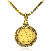 $2.50 Gold Liberty or Indian Coin Bezels