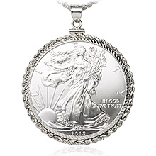 American Silver Eagle Coin Bezels