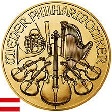 Austrian Gold Philharmonics Coins