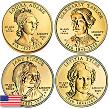 U.S. Mint First Spouse 1/2 oz Gold Coins