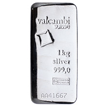 Valcambi Silver Bars