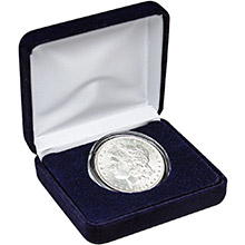 Morgan Silver Dollar (Uncirculated) Coin in Velvet Gift Box
