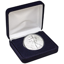2022 1 oz Silver American Eagle Brilliant Uncirculated Bullion Coin in Velvet Gift Box
