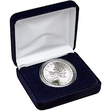 2022 1 oz Silver Canadian Maple Leaf Brilliant Uncirculated Bullion Coin in Velvet Gift Box
