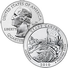 2010 Grand Canyon - 5 oz Silver America The Beautiful in Air-Tite Capsule .999 Silver Bullion Coin