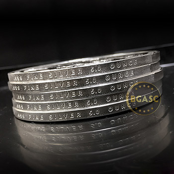 2016 Harpers Ferry 5 oz Silver America The Beautiful .999 Fine Bullion Coin in Air-Tite Capsule - Image