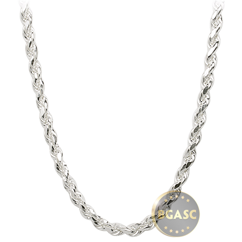 Buy Sterling Silver Rope Chain Necklace 3mm 16 18 20 30 Silver Necklace Chains Buy Gold 