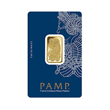 10 gram Gold Bar Pamp Suisse Fortuna with VERISCAN .9999 Fine 24kt (in Assay)
